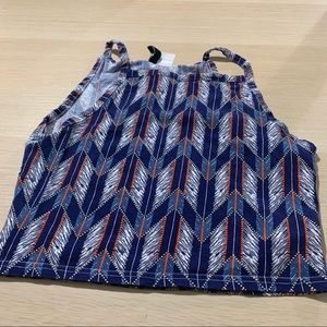 H&M multicolor crop top size small